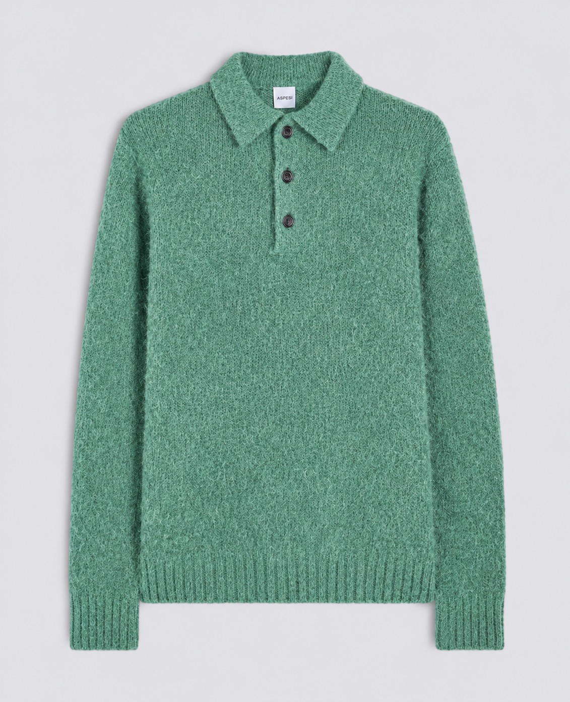 Polo Mod. M184 Shetland Wol van Aspesi · Italië