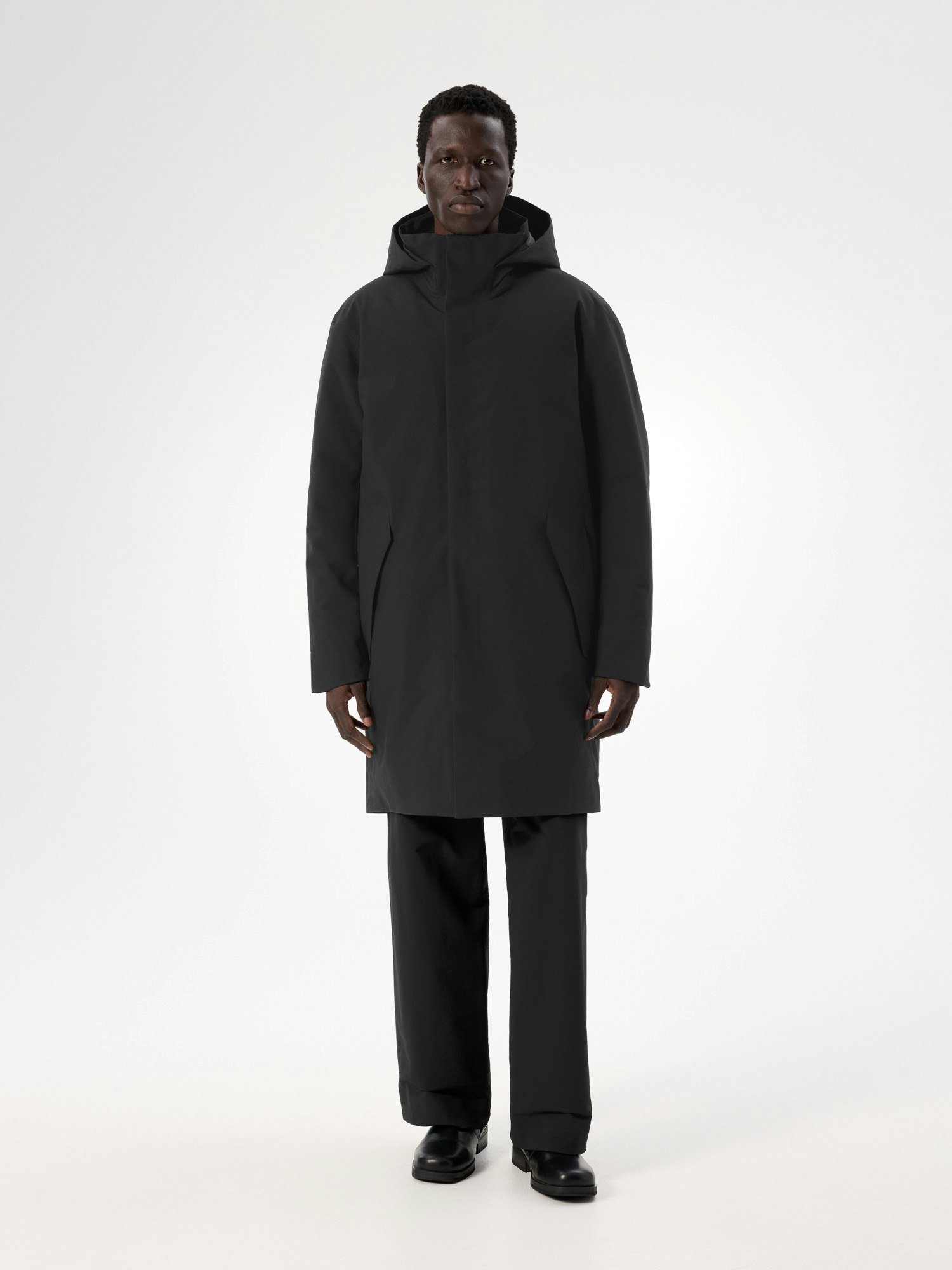 Monitor Down Coat — Black