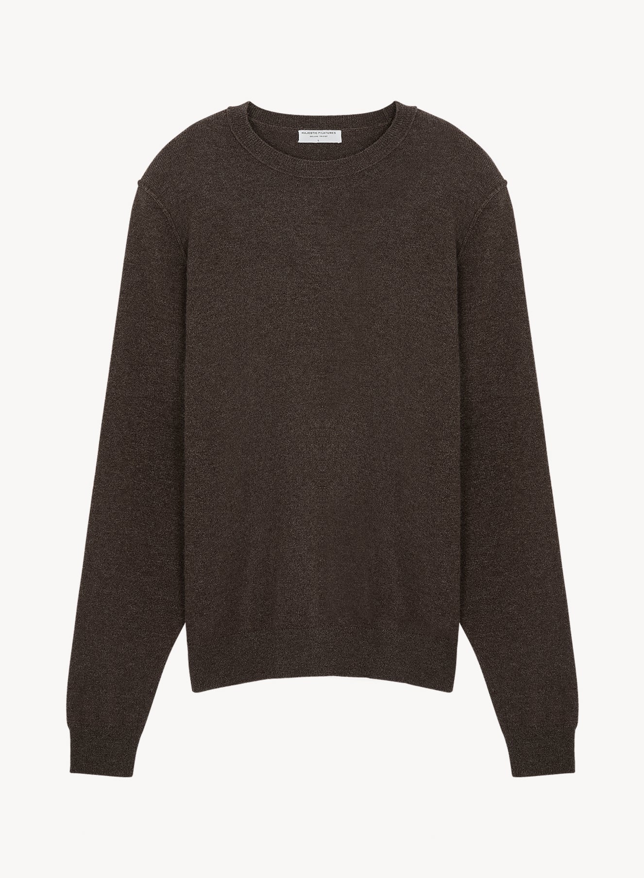 Pull Col Rond — Kasjmier Trui van Majestic Filatures · Frankrijk